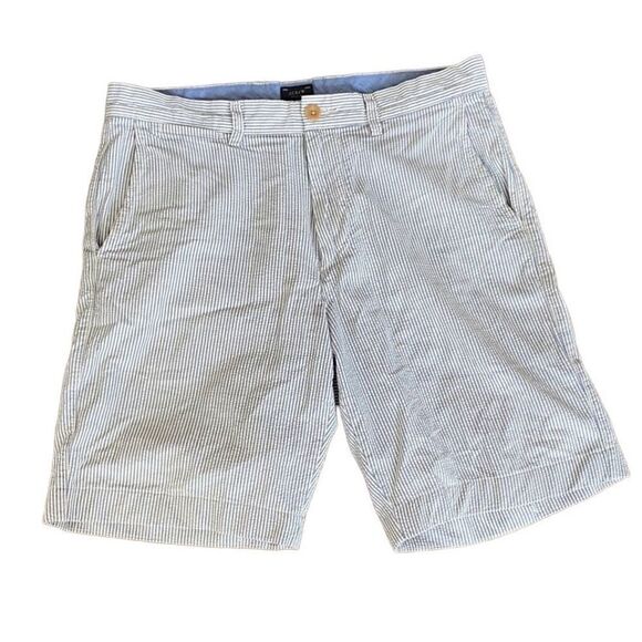 J. Crew Club Short Seersucker shorts Summer Preppy 32 - Picture 1 of 4